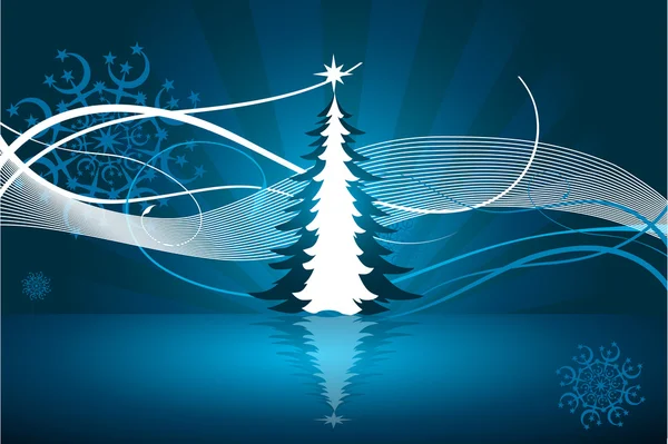 美しい抽象的なクリスマスのベクトルの背景 — ストックベクタ