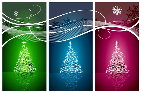 美丽抽象圣诞矢量背景 — 图库矢量图片