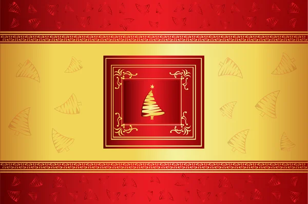 Krásné vánoční pozadí vektor — Stockový vektor