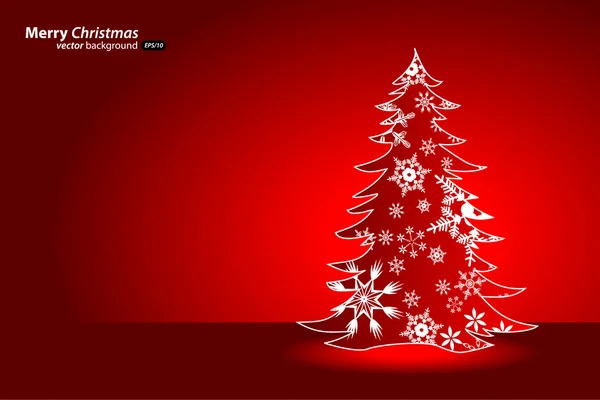 Beautiful Christmas background — Stock Vector