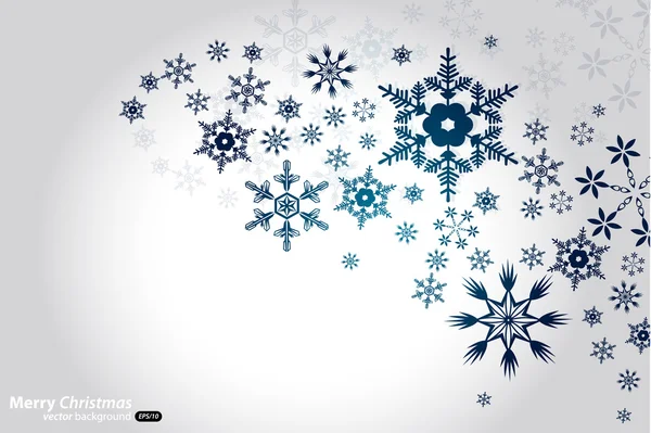 Christmas snowflake background — Stock Vector