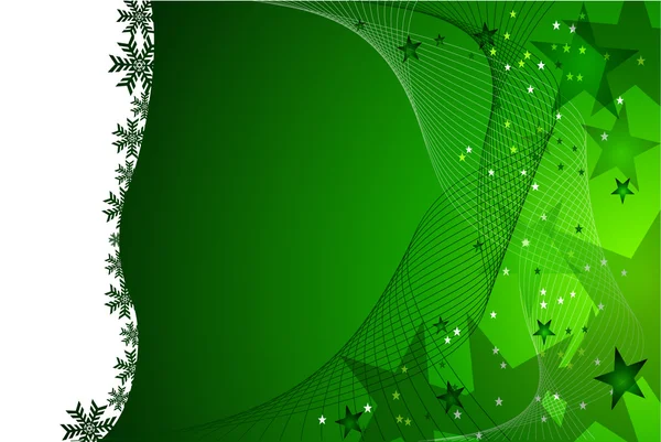 Різдвяний абстрактний зелений фон — стоковий вектор