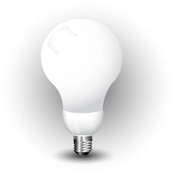 Realistic vector-illustration of a economy light bulb — Stock Vector