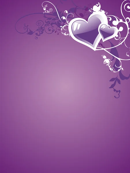Valentine fond d'amour — Image vectorielle