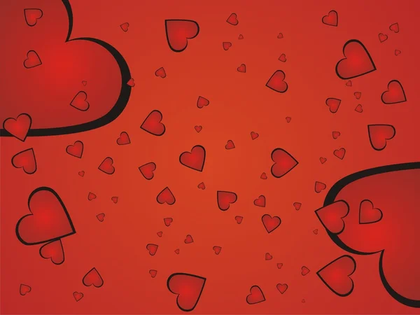 Валентина серця — стоковий вектор