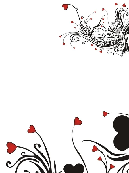 Valentine krásné abstraktní ilustrace — Stockový vektor