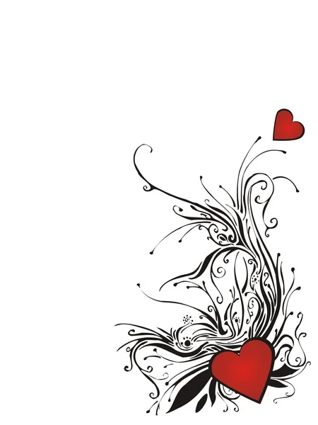 Valentine beautiful abstract illustration — Stock Vector