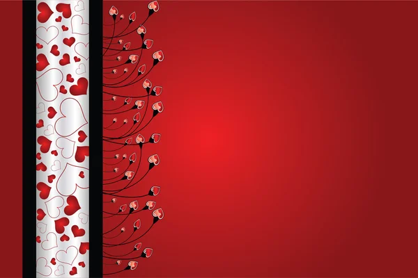 Valentine´s day abstract background — Stockvector