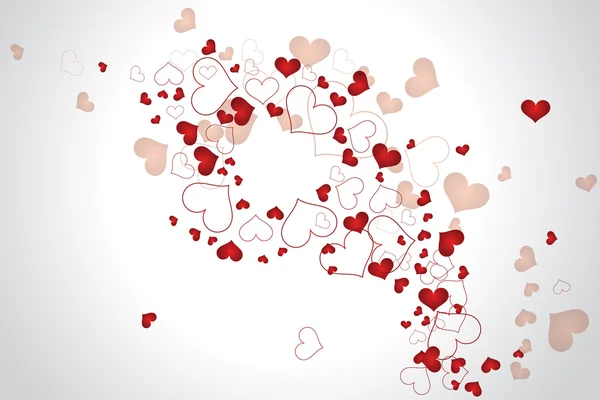 Abstract Valentine pequena ilustração do coração Ilustrações De Stock Royalty-Free