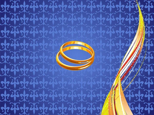 Ілюстрація весільних гранжевих крил — стоковий вектор