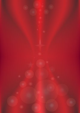 Transparent circles on a red background. Background. clipart