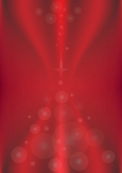 Genomskinliga cirklar på en röd bakgrund. bakgrund. — Stock vektor