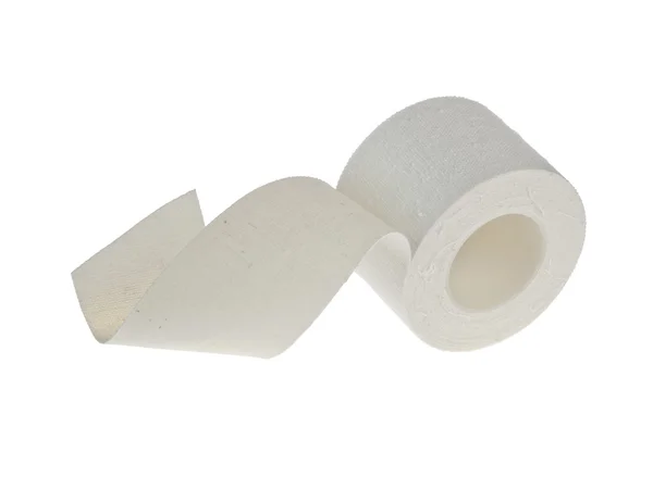 The roll of a white medical plaster. — Stock Photo, Image