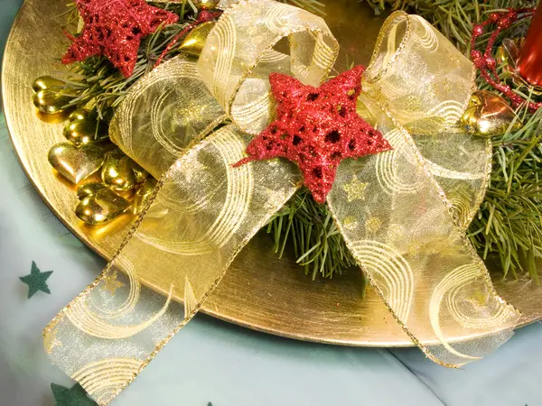 Detail of christmas wreath — Stock Photo, Image