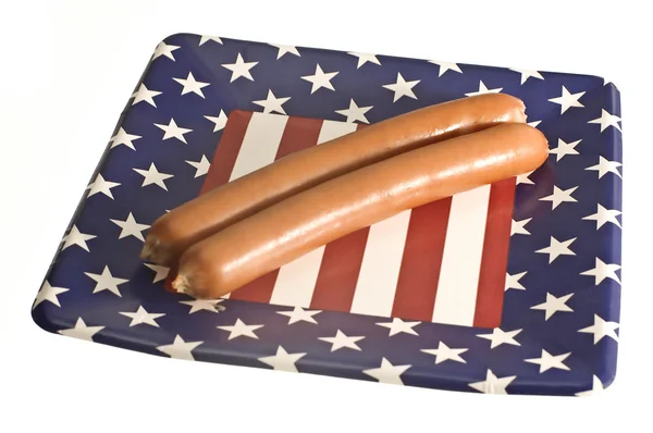 American sausages — Stock Photo, Image