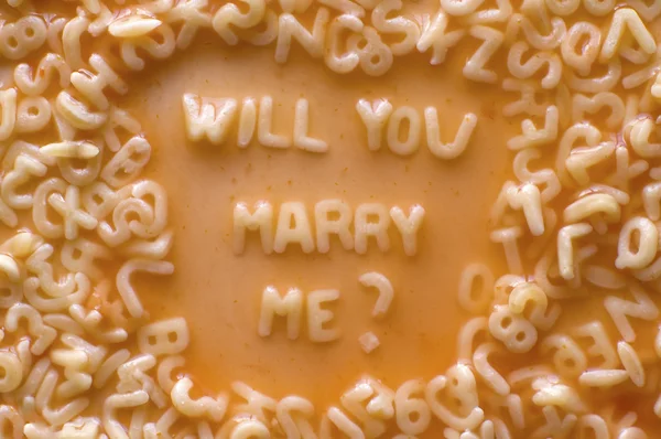 Wil je met me trouwen? — Stockfoto
