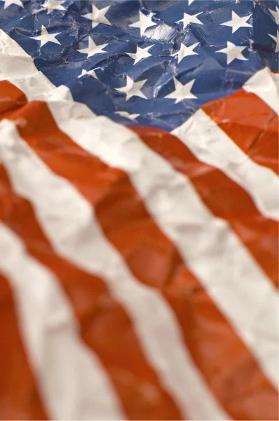 Detail der amerikanischen Flagge — Stockfoto