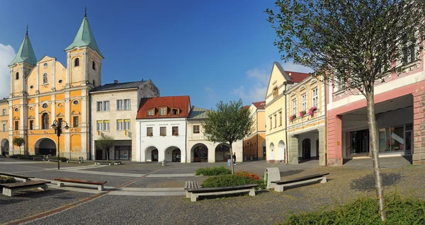 Praça Marianske em Zilina — Fotografia de Stock