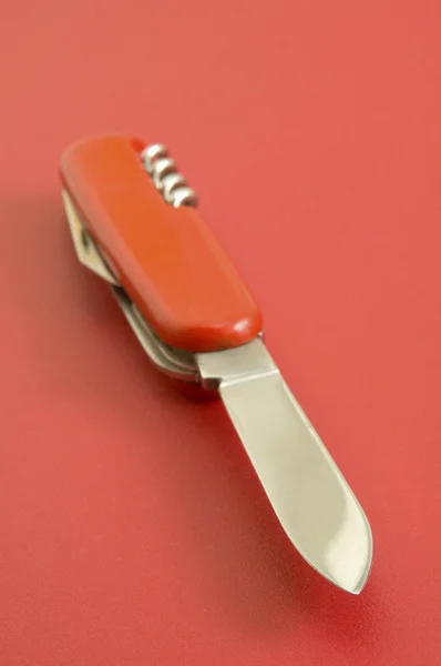 Червоний ножем — стокове фото