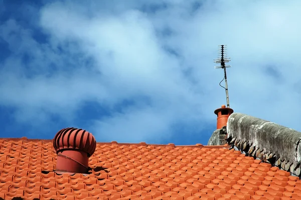 Tiled roof detail — Stock Photo, Image