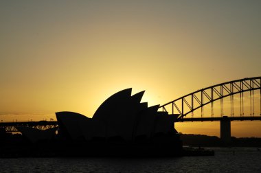 Sydney yerlerinden silhouettes