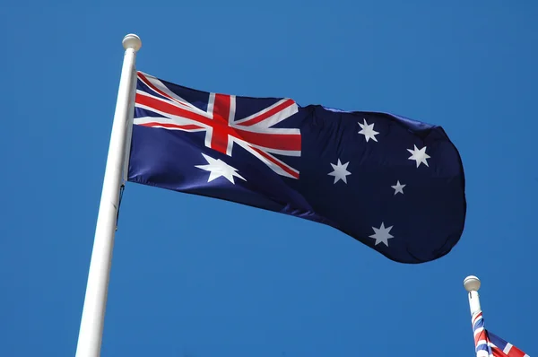 Флаг Австралии — стоковое фото