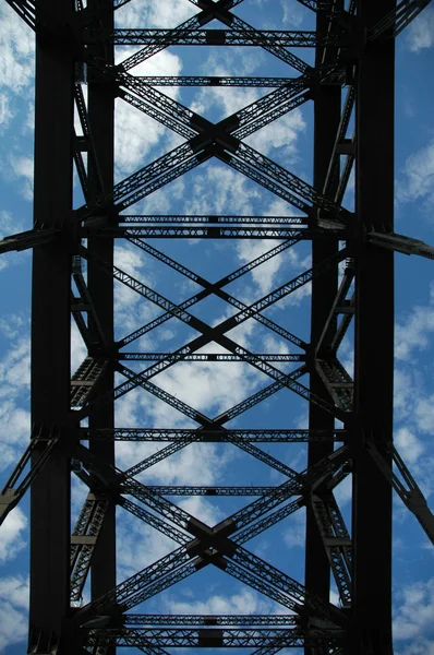 Κατασκευή της γέφυρας του λιμανιού — Φωτογραφία Αρχείου
