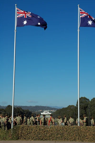 Soldados australianos — Fotografia de Stock