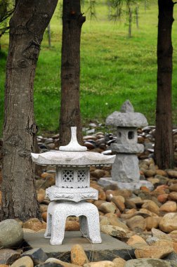 Buddhist mini sculptures clipart