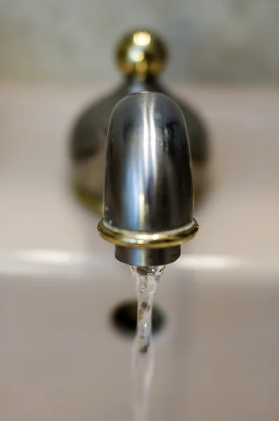 Dettaglio rubinetto acqua — Foto Stock