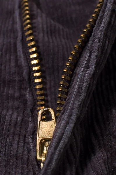 Zipper detail — Stock Photo, Image