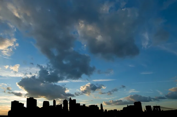 Silhouette Manhattan — Photo