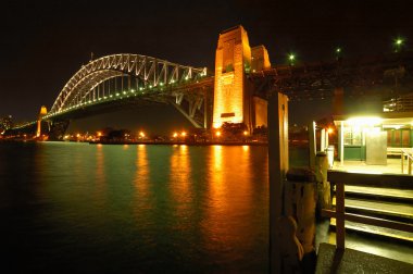 Harbour bridge clipart