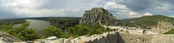 stock image Devin castle panorama