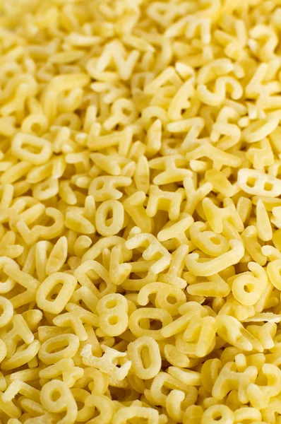Pasta-Alphabet — Stockfoto