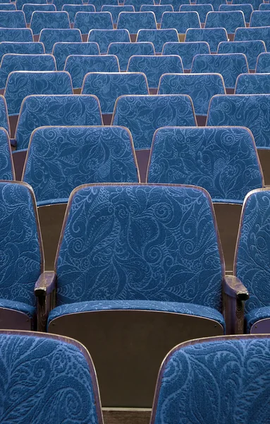 Голубой театр — стоковое фото