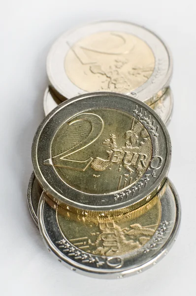 Euromunten — Stockfoto