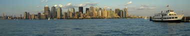 Manhattan panorama clipart