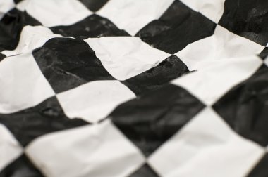Checkered race flag clipart