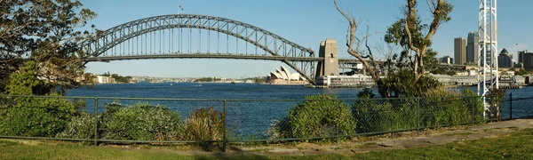 Панорама портового моста — стоковое фото