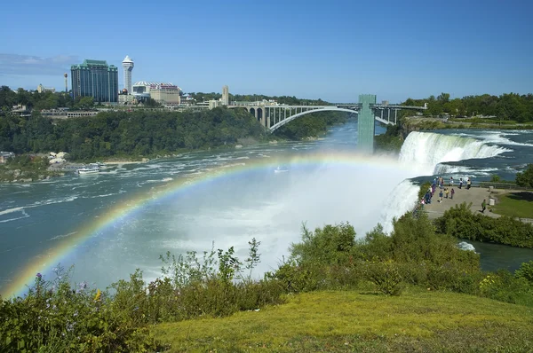 Niagara rainbow — Stockfoto