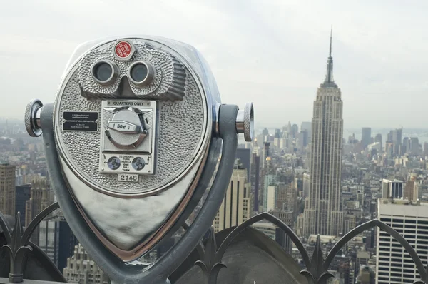 Manhattan binoculars — Stock Photo, Image