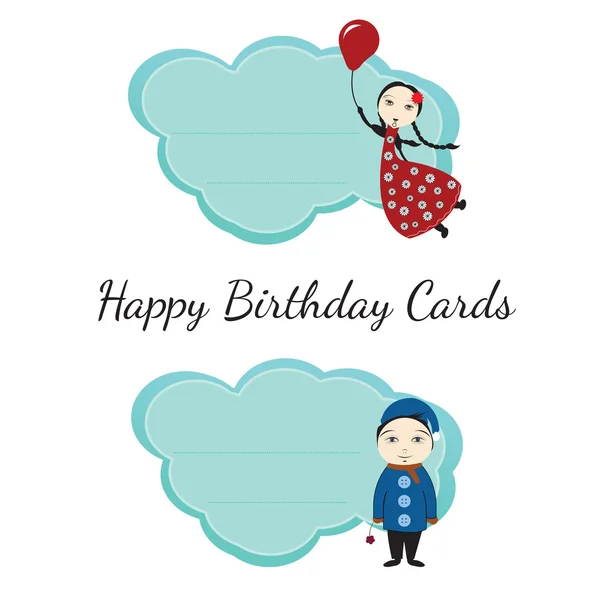 mutlu doğum günü kartları çocuklar için