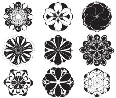 Floral Symbols clipart