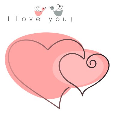 Valentine hearts clipart