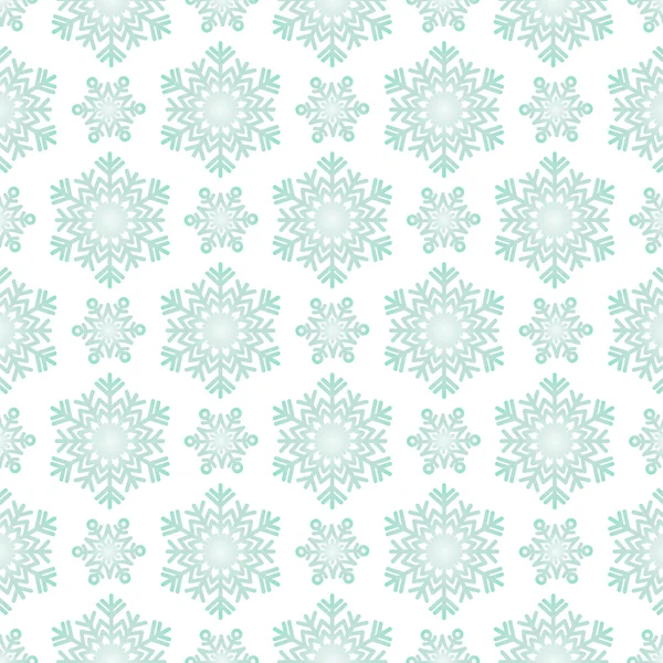 Patrón de invierno copo de nieve — Vector de stock