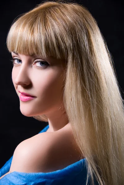 Portrait of the beautiful blonde — Stock Photo, Image