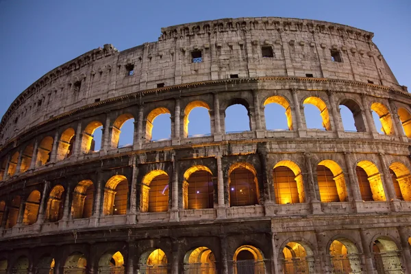 stock image Colosseum at dusk, Rome