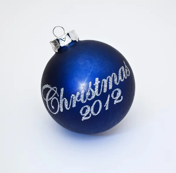 Украшение елки на Рождество 2012 года — стоковое фото