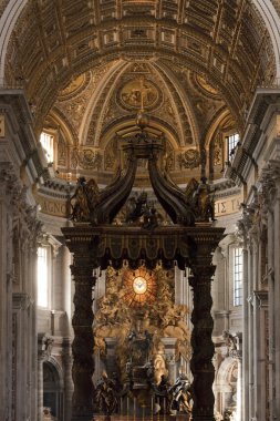 Altar ve kubbe, st peters